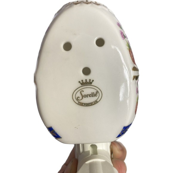Vintage Sorelle Fine Porcelain Fruit Egg Shape Night Light On Off Switch - Picture 2 of 3